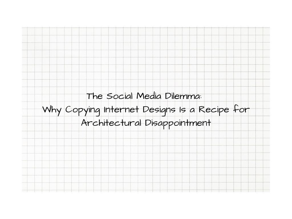 The Social Media Dilemma Why Copying Internet Designs Is a Recipe for Architectural Disappointment